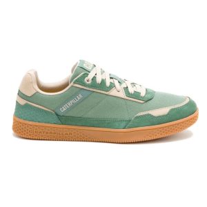 Zapatilla Hombre Pause Retro Canvas Verde Cat