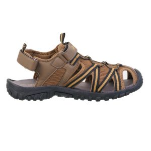 Sandalia Hombre Preto H3 Camel Aparso