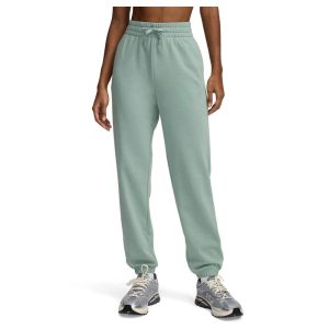 Pantalón Deportivo Mujer Rival Terry Verde Under Armour