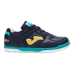 Zapatilla Fútbol Sala Kids Top Flex Azul Marino Joma